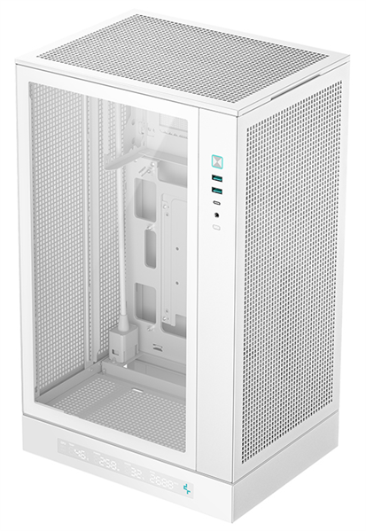 корпус Deepcool CH270 DIGITAL WH без БП, белый, MICRO ATX/MINI-ITX (R-CH270-WHNDM0-G-1)