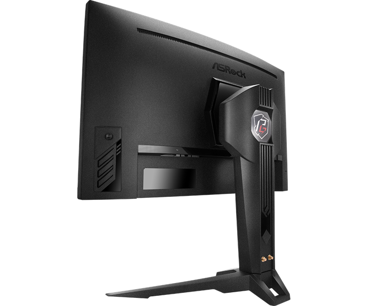 ASROCK 27" PG27Q15R2A VA 2560X1440 Curved 1500R 1 ms MPRT 550 cd 165 Hz VESA DisplayHDR400 DP HDMI*2 Swivel HAS Black