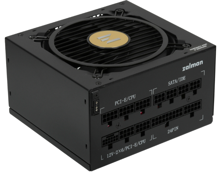 Блок питания Zalman ZM1200-TMX2 VIEW, 1200W, ATX12V v3.0, APFC, 12cm Fan, 80+ Gold Gen5, Full Modular, side ARGB lights, Retail