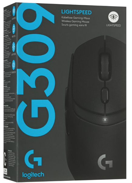 мышь Logitech Wireless Gaming Mouse G309 Lightspeed, 100-25600dpi, Bluetooth, 2.4GHz, Black, [910-007199]