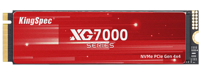 твёрдотельный накопитель KingSpec SSD 1TB M.2 2280 PCIe 4.0 x4 NVMe R7400/W4400MB/s 3D TLC MTBF 1M 600TBW