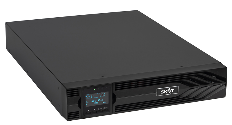 Источник бесперебойного питания (8774) SKAT-UPS 3000-RACK-ON P3 - ИБП 3000 Вт, On-Line, синус, внешн. АКБ 72В, 2хSchuko+1xC19
