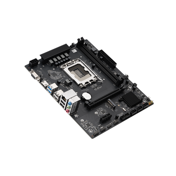 Материнская плата MAXSUN MS-Challenger B760M-F, LGA1700, B760, 2*DDR4, 3*SATA3, M.2, 2*USB 3.2, 4*USB 2.0, 1*PCIEx16, 1*PCIEx1, VGA+HDMI, mATX