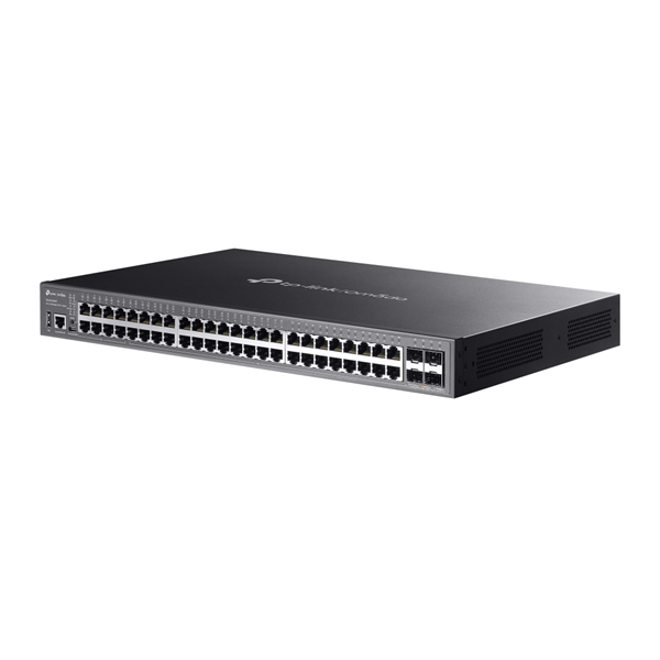 Коммутатор TP-Link SG5452XMPP, Omada 48-Port Gigabit Stackable Lite L3 Managed PoE++ Switch with 4 10G Slots