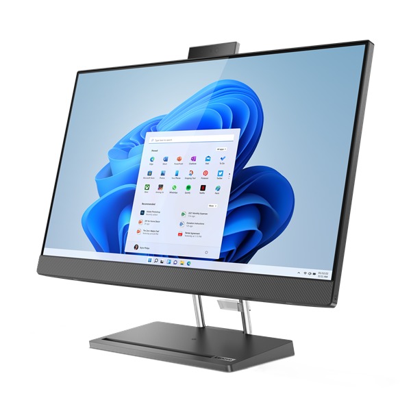 Lenovo IdeaCentre AIO 3 27IAH7 27" QHD (2560x1440) IPS 350N 100hz, i5-13500H, 2x8GB DDR5 5200, 1TB SSD M.2, Intel Iris Xe, WiFi, BT, NoDVD, IR&5.0 Cam, USB KB&Mouse, Win 11 Pro, Black 1Y