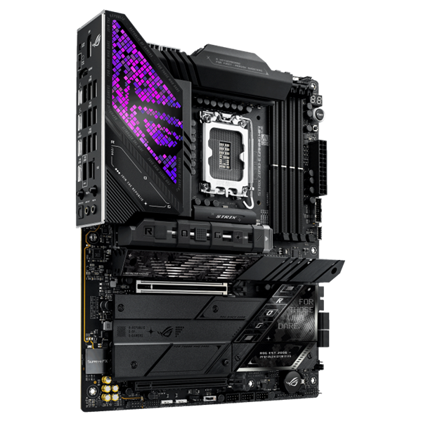 Материнская плата ASUS ROG STRIX Z890-E GAMING WIFI, LGA1851, Z890, 4*DDR5, 4*SATA, 7*M.2, 10*USB 3.2, 2*Type-C, 2*PCIx16, 2*Thunderbolt™ 4, HDMI+DP, ATX; 90MB1IM0-M0EAY0