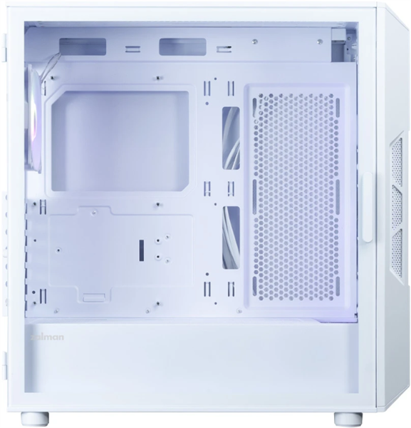 корпус ZALMAN I3 NEO ARGB V2 WHITE, ATX, WHITE, FRONT MESH, WINDOW, 2x3.5", 3x2.5", 1xUSB2.0, 2xUSB3.0, 1xUSB Type-C, FRONT 3x120mm ARGB, REAR 1x120mm ARGB