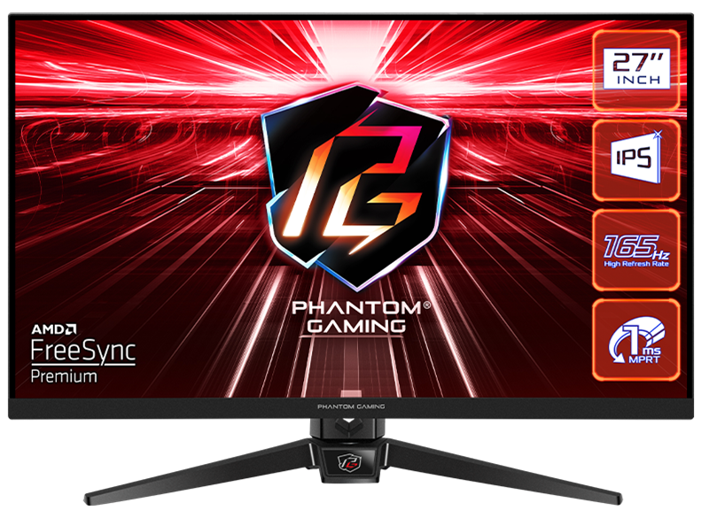 Монитор ASROCK 27" PG27FF1A IPS 1920X1080 1 ms MPRT 250 cd 165 Hz HDR10 DP HDMI*2 Swivel Black (существенное повреждение коробки)