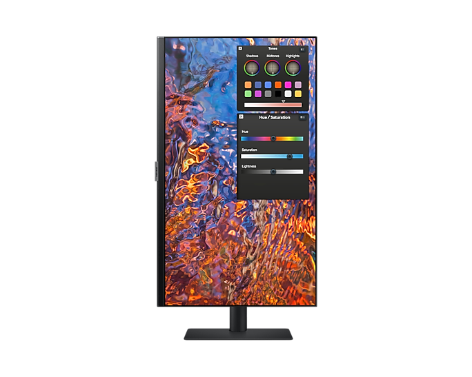 Samsung 27" ViewFinity S8 S27B800PXI IPS LED 16:9 3840x2160x60Hz 5ms 350cd 1000:1 178/178 1,07 млрд DP; HDMI; USB-C(90 Вт); USB3.0x3; RJ45;Tilt; Swiv; HAS; Pivot; VESA; Black