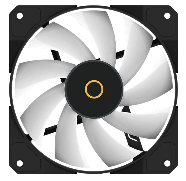 Вентилятор для корпуса Ocypus Beta F12 BK ARGB, 120x120x25mm, 3-PIN, 800-1600 RPM, 29 DBA MAX, HYDRO BEARING