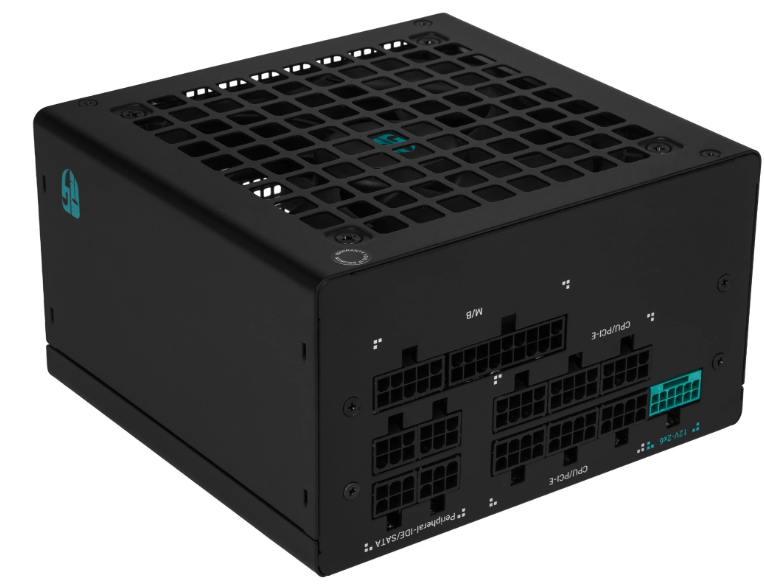 блок питания Deepcool GAMERSTORM PQ1000G (ATX 3.1, 1000W, Full Cable Management, PWM 120mm fan, 80+ GOLD, Active PFC + Half Bridge + DC/DC, Full Japanese Capasitors, Gen5 PCIe) RET (R-PQA00G-FD0B-WGEU-V1)