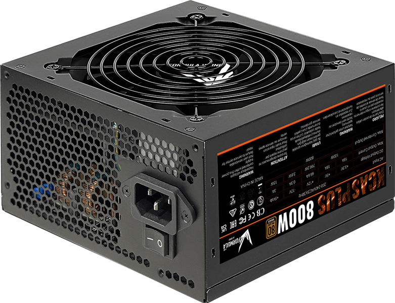 Блок питания Formula V Line KCAS PLUS 800W, 800W, APFC, 80+ Bronze, ATX12V v2.4, 12cm Fan (ex Aerocool)