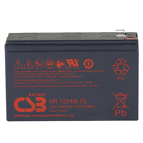 АКБ CSB Аккумуляторная батарея для ИБП (12V/6Ah)