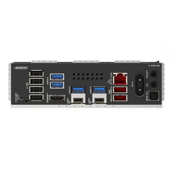 Материнская плата GIGABYTE X870E AORUS ELITE WIFI7, AM5, X870, 4*DDR5, 4*SATA, 4*M.2, 7*USB 3.2, 2*USB 2.0, 2*Type-C, 3*PCIx16, HDMI, ATX