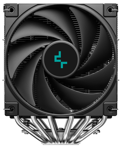 Кулер для процессора DEEPCOOL AK620 DIGITAL SE LGA20XX/1700/1200/115X/AM5/AM4 (9шт/кор, TDP 260W, PWM, DUAL Fan 120mm, 6 тепл. трубок, ARGB, черный) RET (R-AK620-BKADMN-GJD)