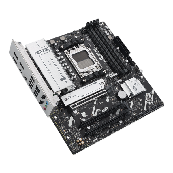Материнская плата ASUS PRIME B840M-A WIFI, AM5, B840, 4*DDR5, 4*SATA, 3*M.2, 2*USB 3.2, 4*USB 2.0, Type-C, 4*PCIx16, 2* DP+HDMI, mATX; 90MB1J20-M0EAY0