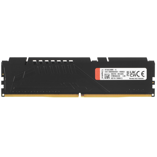 Оперативная память Kingston 16GB 5600MT/s DDR5 CL36 DIMM FURY Beast Black EXPO