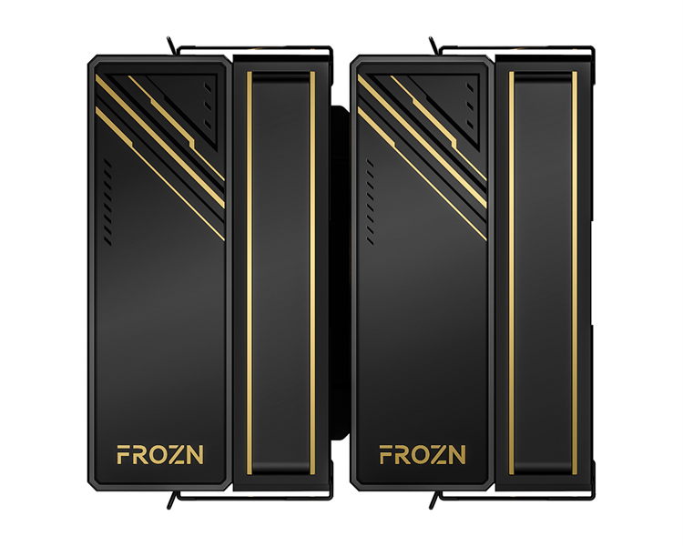 Кулер для процессора ID-COOLING FROZN A620 GDL LGA1700/1200/115X/AM5/AM4 (8шт/кор, TDP 270W, PWM, черно-золотой, 6 тепл.трубок + медная база, DUAL FAN 120mm) RET