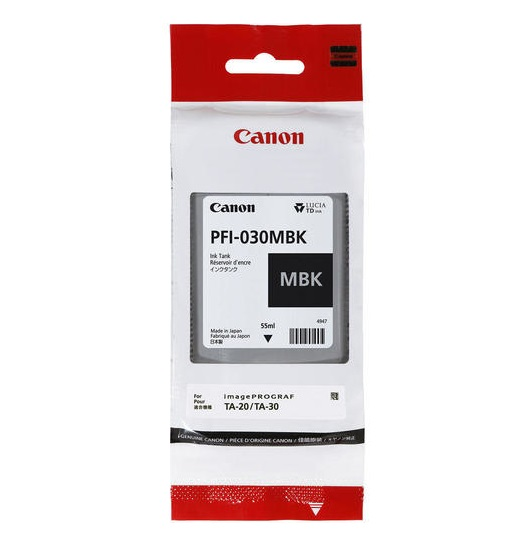 Картридж CANON Pigment Ink PFI-030 Matte Black (TM240/TM340) 55ml