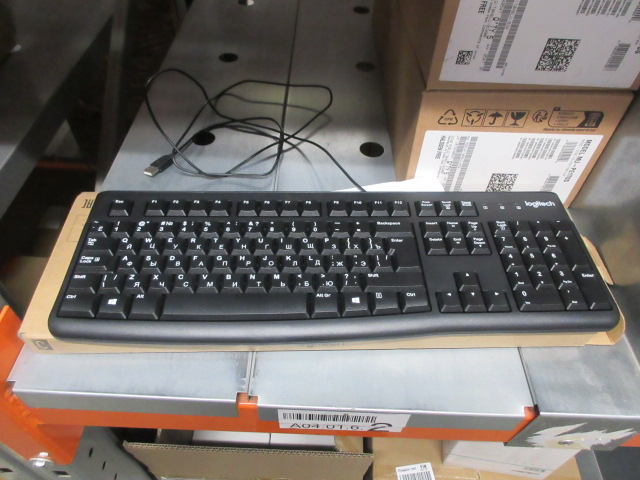Клавиатура Logitech Keyboard K120, USB, black, [920-002522]_repair