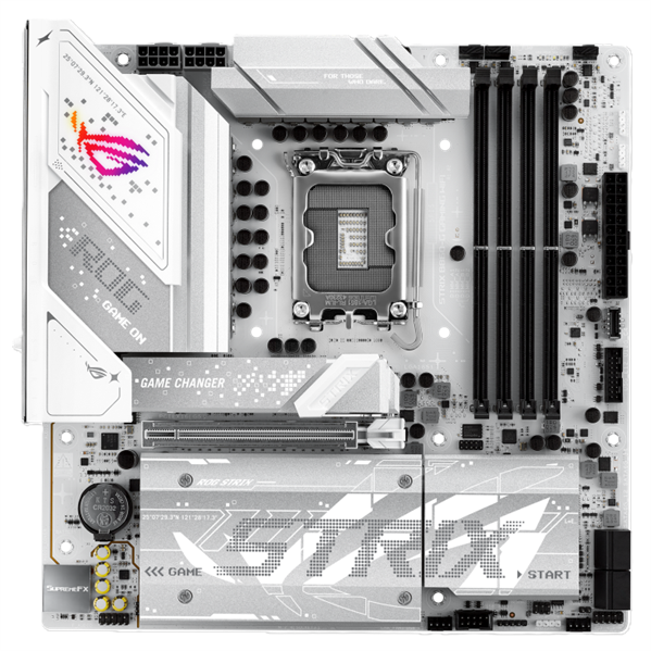 Материнская плата ASUS ROG STRIX B860-G GAMING WIFI, LGA1851, B860, 4*DDR5, 4*SATA, 4*M.2, 4*USB 3.2, 4*USB 2.0, Type-C, 2*PCIx16, DP+HDMI, ATX; 90MB1JF0-M0EAY0