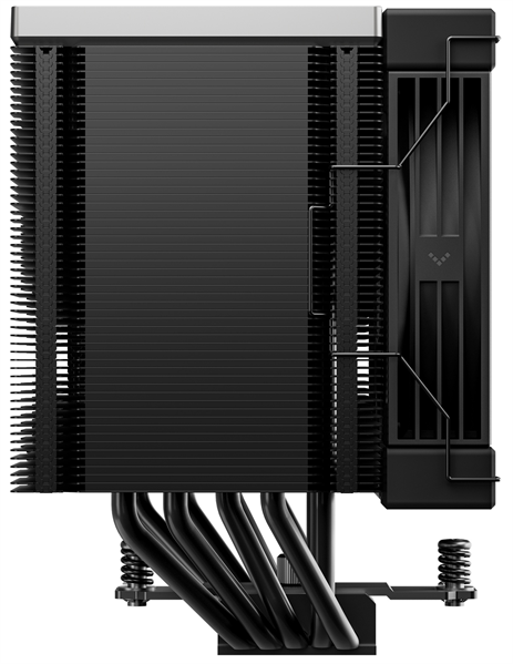 Кулер для процессора DEEPCOOL AK500 G2 LGA1851/1700/1200/115X/AM5/AM4 (9шт/кор, TDP 240W, PWM, Fan 120mm, 5 тепл. трубок, Copper Base, Wood-grain top cover, черный) RET (R-AK500G2-BKNNMN-GJD)