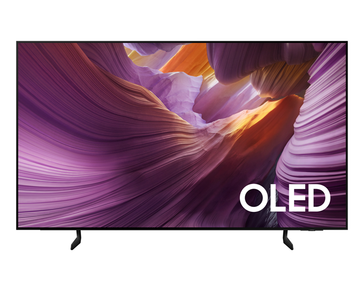 Телевизор Samsung OLED TV QE55S85FAEXRU, 55', OLED, 4K 3840x2160, 120Hz, Tizen Smart TV, 20W, Tuner (DVB-T2/C/S2, PAL,SECAM), HDMI, USB, CI+, Wi-Fi, BT, LAN, VESA 300x200, class A+, Graphite Black