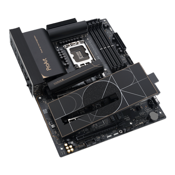 Материнская плата ASUS PROART Z890-CREATOR WIFI, LGA1851, Z890, 4*DDR5, 4*SATA, 5*M.2, 6*USB 3.2, 1*USB 2.0, Type-C, 3*PCIx16, DP+HDMI, ATX; 90MB1JD0-M0EAY0