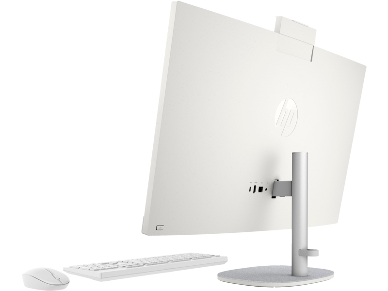 Моноблок HP 27-cr1022ci NT 27" FHD(1920x1080) Intel Ultra5-125U, 16GB DDR5 5600 (1x16GB), SSD 512Gb, Intel Internal Graphics, noDVD, kbd(rus)&mouse wireless, HD Webcam, Shell White, Windows 11 Plus SL, 1Y Wty