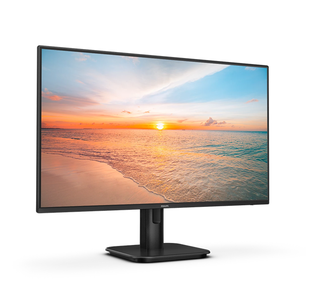 Монитор 23,8" Philips 24E1N1100D 1920x1080, 16:9, IPS, 250 cd/m2, 4 ms, 1300:1, 178/178, VGA, HDMI, DVI, 100Hz, Tilt, Internal, Vesa, Black, 3y