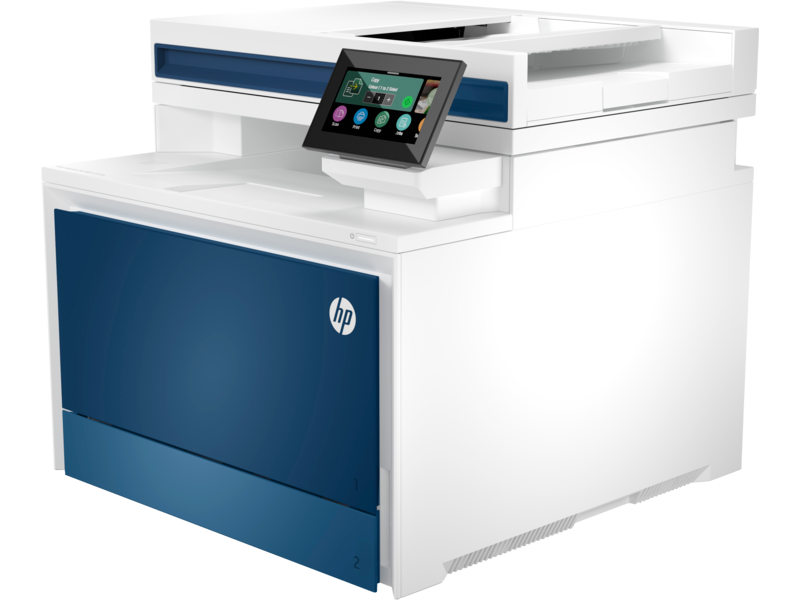 Лазерное многофункциональное устройство HP Color LaserJet Pro MFP 4303dw (p/c/s, A4,600 dpi,33(35)ppm,512Mb,2 trays 50+250,4.3'' touch display,Duplex, ADF50,USB/GigEth/WiFi/Bluetooth,4 cart.in box black 2000&cmy1000 pages, repl. W1A77A)