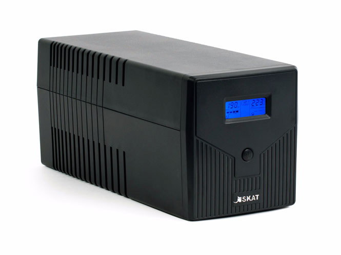 ИБП (456) Бастион SKAT-UPS 1000ВА/600Вт/Line-Interactive/АКБ 7Ачх2/220В/2xC13/3 л.г./МПТ