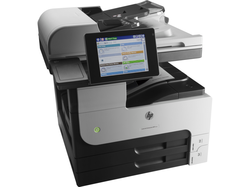 Лазерное многофункциональное устройство HP LaserJet Enterprise 700 MFP M725dn (p/c/s, A3, 1200dpi, 40ppm, 1024Mb, 320Gb HDD, 3 trays 100+250+250, ADF100, Duplex, USB/LAN/FIH, Color LCD20i, replace Q7840A, Q7829A)