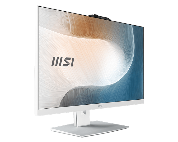 Моноблок MSI Modern AM242TP 1M AIO 23.8" FHD(1920x1080) IPS Touch ,Core 5 120U(1.4GHz),16GB DDR5(2x8GB), 512GB SSD M.2,Intel Iris Xe Graphics,WiFi 6E+BT,Wireless keyboard&mouse, noOS, 1y war-ty, White