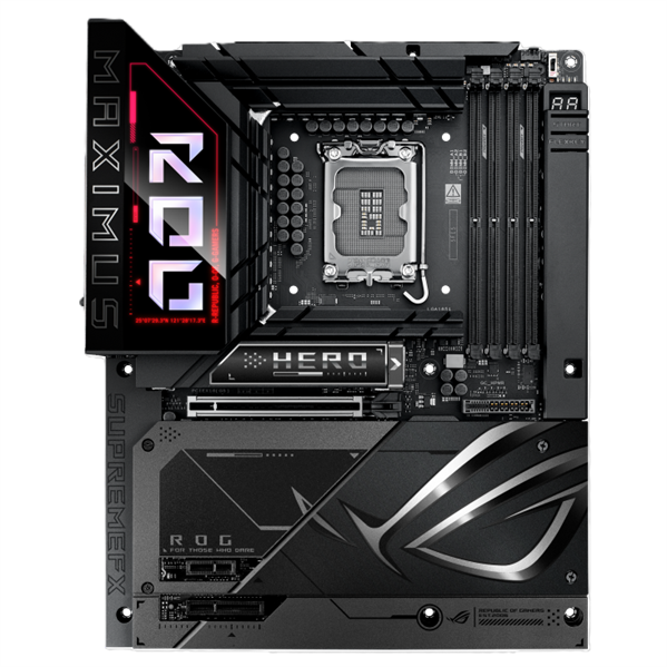 Материнская плата ASUS ROG MAXIMUS Z890 HERO BTF, LGA1851, Z890, 4*DDR5, 4*SATA, 6*M.2, 8*USB 3.2, Type-C, 2*PCIx16, 1*PCIx1, 2*Thunderbolt™ 4, HDM, ATX; 90MB1KG0-M0EAY0