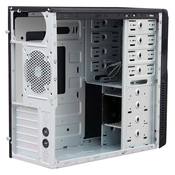корпус MidiTower Powerman BA833 Black ____ U3.0*2+A(HD) ATX, mATX(без блока питания)
