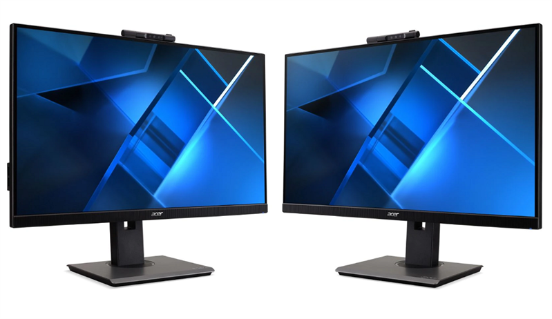 23,8" ACER (Ent.) B248Ybemiqprcuzx, IPS, 1920x1080, 75Hz, 178°/178°, 4ms, 250nits, HDMI + DP + Type-C + DP Out + RJ45 + USB3.0x4 + USB-B(2up 4down) + Webcam + Колонки 2Wx2, HDR 10, HAdj 150mm