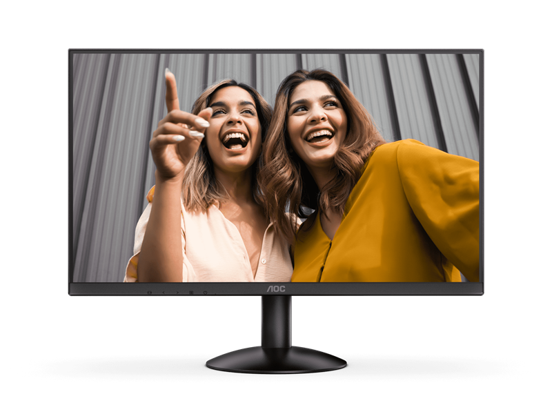 Монитор 21,5" AOC 1920x1080 WLED 16:9 VA 250cd, 3000:1, 20M:1, 4ms, 178°/178°, VGA, HDMI, 120Hz, Tilt, VESA, Internal, Black, 3y