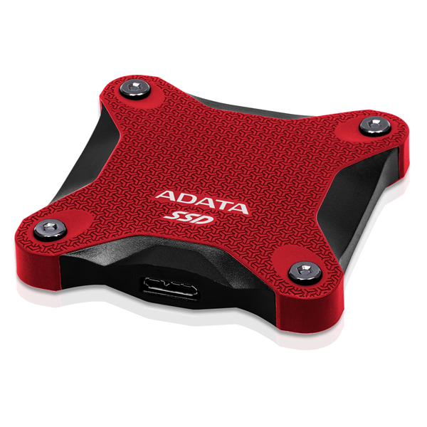 Внешний накопитель External SSD ADATA 512GB USB 3.2 Gen 2 (USB 10Gbps) R550/W480MB/s 3D NAND COLOR BOX red