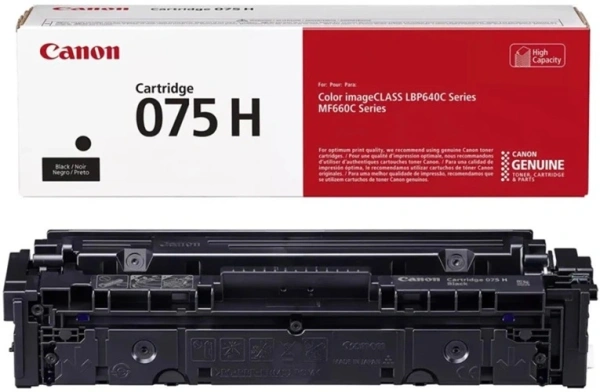 Картридж Canon 075HBk for MF664Cdw/667Cdw / LBP646Cdw/LBP647Cdw (3500 pages)