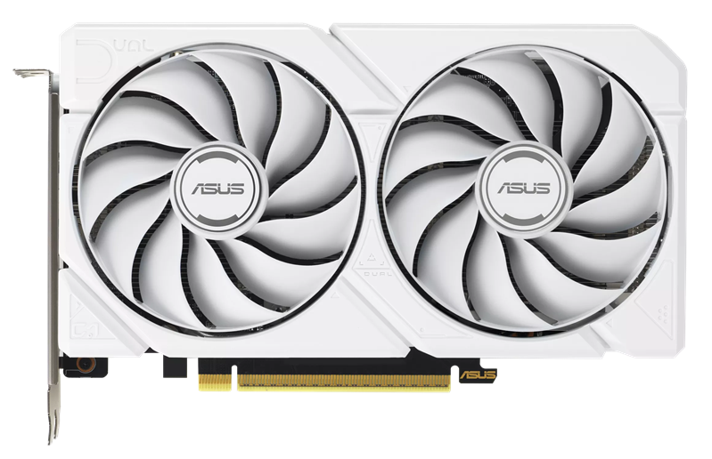 Видеокарта ASUS DUAL-RX9060XT-16G-WHITE//RX9060XT HDMI DP*2 16G D6; 90YV0LG3-M0NA00