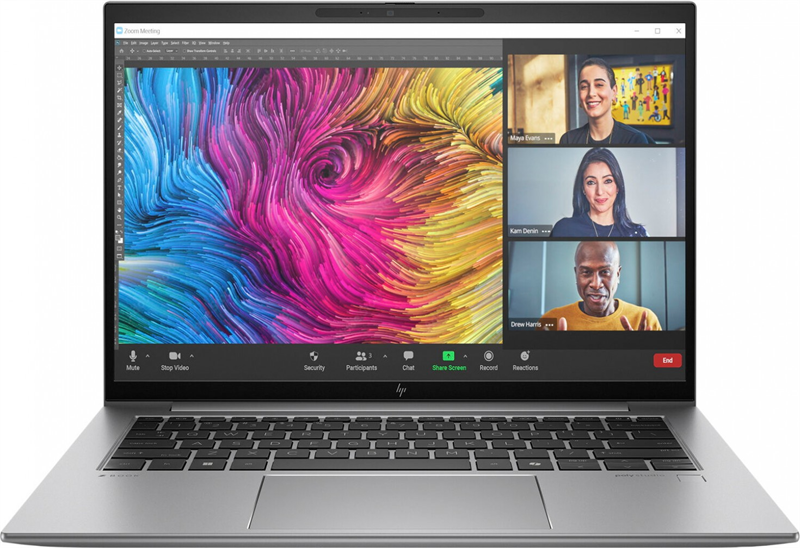 ноутбук HP ZBook Firefly 14 G11 Core U7-165H,14" WUXGA(1920x1200) IPS AG 300nits,NVIDIA RTX A500 4GB GDDR6,32Gb DDR5(1),1Tb SSD PCIe NVMe, 51Wh, FPR,HD Webcam,1.45kg,2y,Gray,Win11Pro,eng/rus kbd,без евровилки