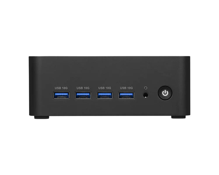 Персональный компьютер MSI Cubi Z AI 8M AMD Ryzen 7 8845HS (3.8GHz), NoMemory, noHDD, noSSD, AMD Radeon Graphics, WiFi, BT, no keyboard&mouse, noOS, 1y war-ty