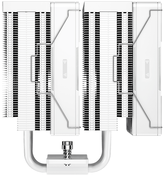 Кулер для процессора PCCooler RZ620 WH, 2x120mm FAN, 6 HEAT PIPES, 4-PIN PWM, 500-2200 RPM, 32 DBA, FDB BEARING, LGA 1851/1700/1200/115X, AMD AM5/AM4