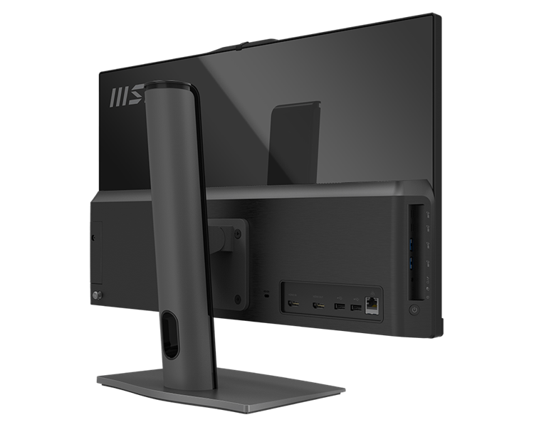 Моноблок MSI Modern AM242P 1M AiO 23,8" FHD(1920x1080)IPS AG Non-touch, Intel Core 5 120U (1.4GHz), 8GB DDR5,512GB SSD M.2,Intel UHD,WiFi,BT,camera,WirelessKB&mouse Eng/Rus,NoOS,1y war-ty,Black