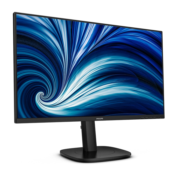 Монитор 23,8" Philips 24B2U3301 1920x1080 WLED 16:9 IPS 300cd, 1500:1, 4ms, 50M:1, 178°/178°, HDMI, DP, USB Hub: 4*USB3.2, USB-C(90W), RJ45, Speak, 120Hz, Tilt, Height, Swivel, Pivot, Internal, VESA, Black,3y