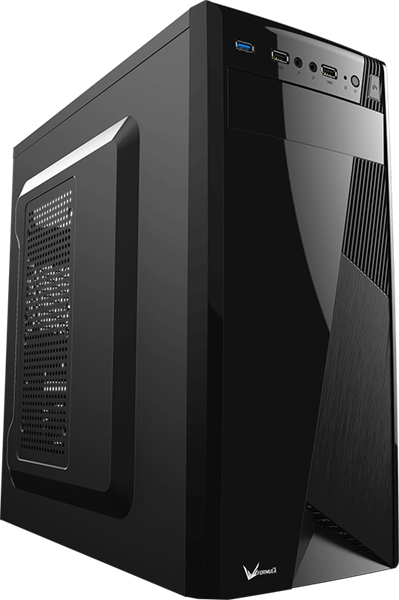 Корпус Formula V Line CS-1101 ATX USB3.0x1/USB2.0x2/audio (ex Aerocool) (вмятина)