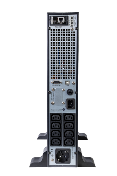 Источник бесперебойного питания Systeme Electric Smart-Save Online SRT, 1000VA/1000W, On-Line, Extended-run, Rack 2U(Tower convertible), LCD, Out: 8xC13, 1хSchuko, USB, RS-232, Pre-Inst. Web/SNMP