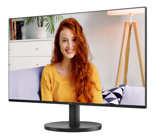 Монитор 27" AOC 1920x1080 WLED 16:9 IPS 250cd, 1300:1, 20M:1, 4ms, 178°/178°, VGA, HDMI, 100Hz, Speakers, Tilt, VESA, Internal, Black, 3y