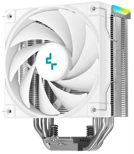 Кулер для процессора DEEPCOOL AK400 DIGITAL SE WH LGA1700/1200/115X/AM5/AM4 (18шт/кор, TDP 220W, PWM, Fan 120mm, 4 тепл. трубки, ARGB, белый) RET (R-AK400-WHADMN-GJD)